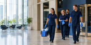 Commercial cleaner providing professional cleaning services in Perth